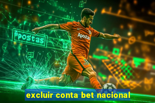 excluir conta bet nacional