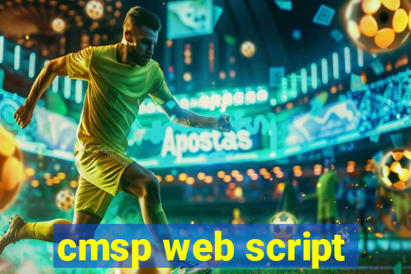 cmsp web script