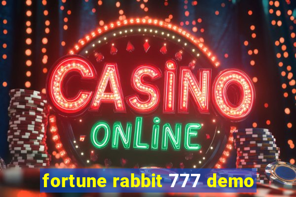 fortune rabbit 777 demo