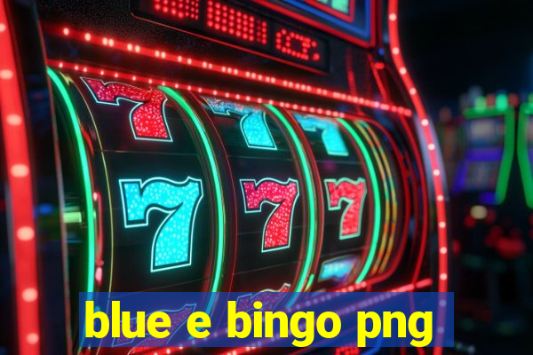 blue e bingo png