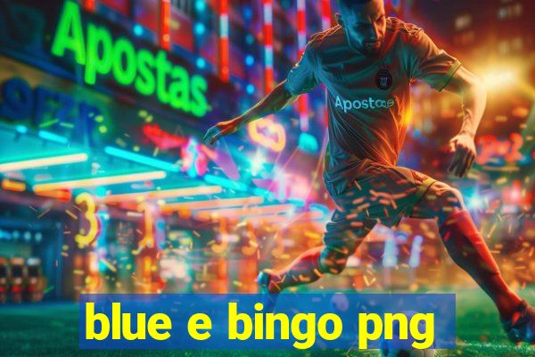 blue e bingo png