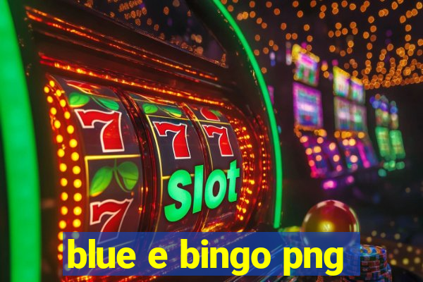 blue e bingo png