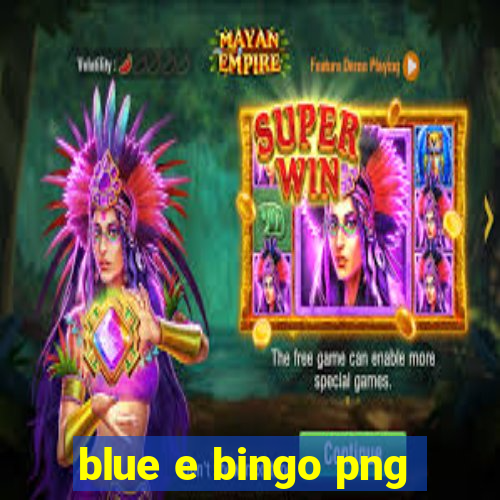 blue e bingo png