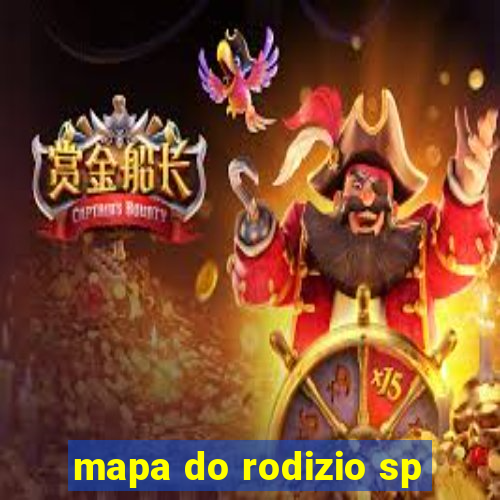 mapa do rodizio sp