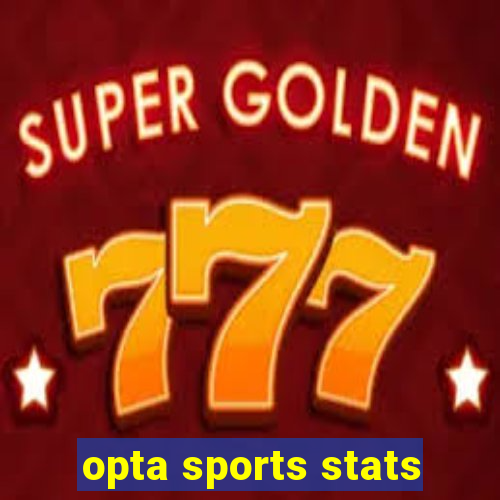 opta sports stats