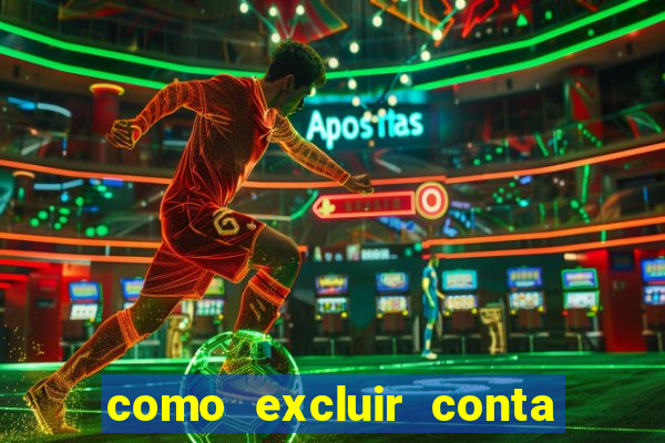 como excluir conta de jogos de aposta