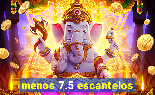 menos 7.5 escanteios