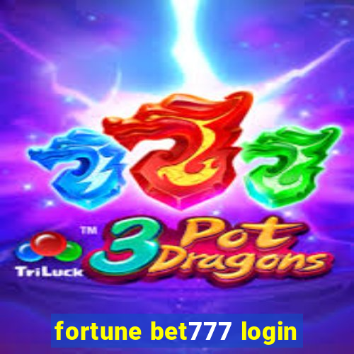 fortune bet777 login