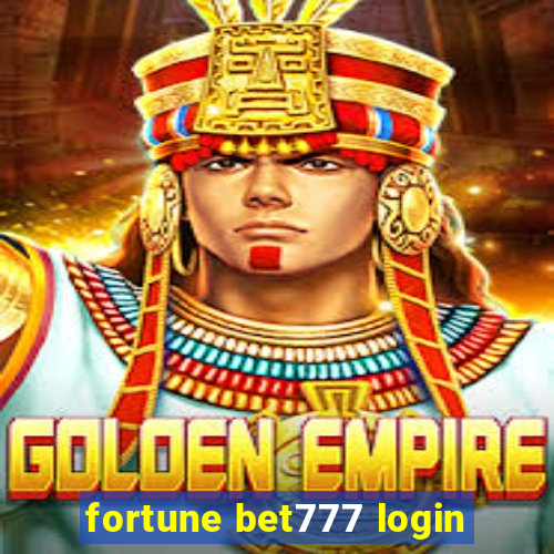 fortune bet777 login