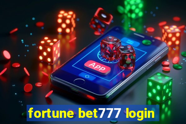 fortune bet777 login