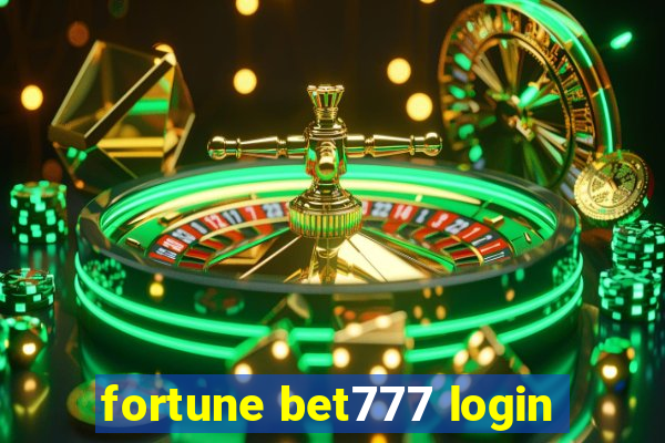 fortune bet777 login