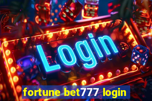 fortune bet777 login