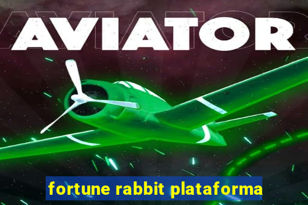 fortune rabbit plataforma