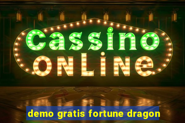 demo gratis fortune dragon