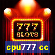 cpu777 cc