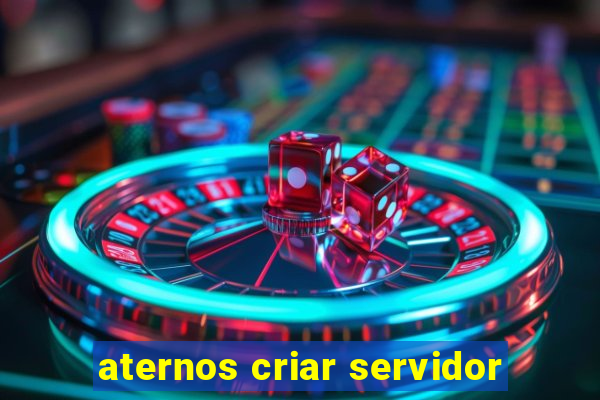 aternos criar servidor