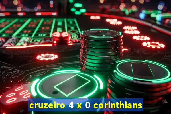 cruzeiro 4 x 0 corinthians