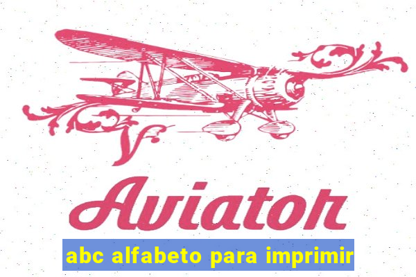 abc alfabeto para imprimir