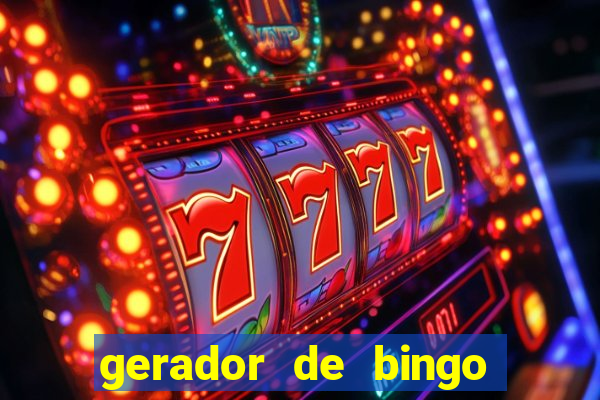 gerador de bingo de palavras