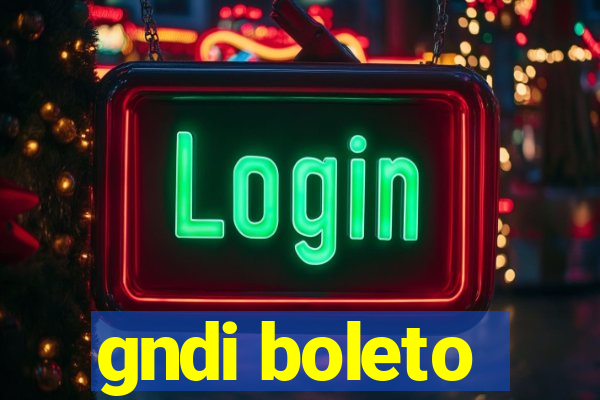 gndi boleto