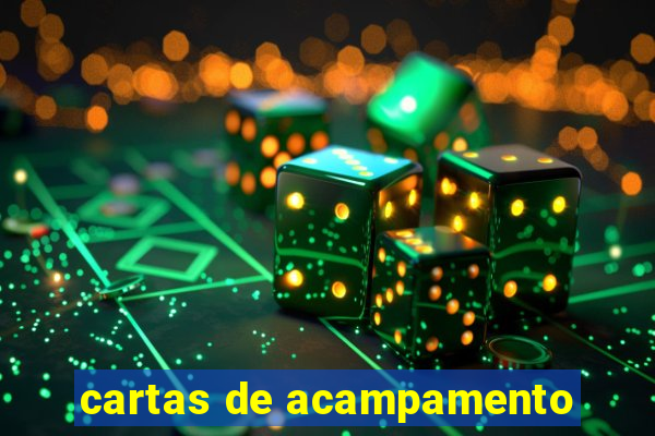 cartas de acampamento