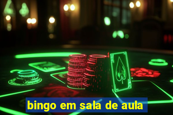 bingo em sala de aula