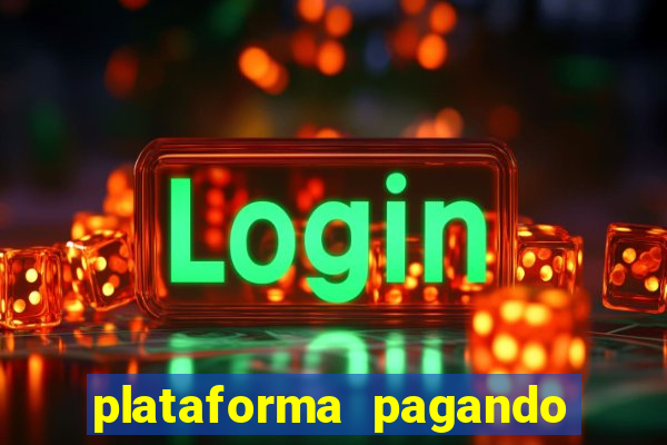 plataforma pagando bonus no cadastro