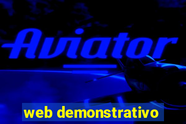 web demonstrativo