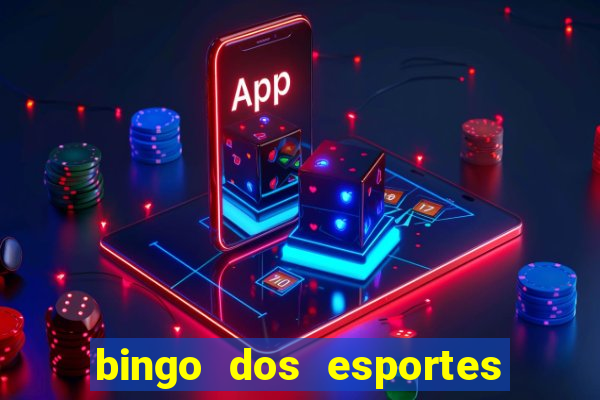 bingo dos esportes para imprimir