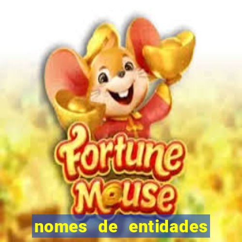 nomes de entidades do mal