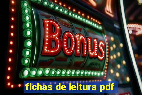 fichas de leitura pdf