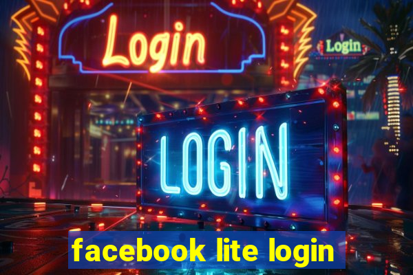 facebook lite login