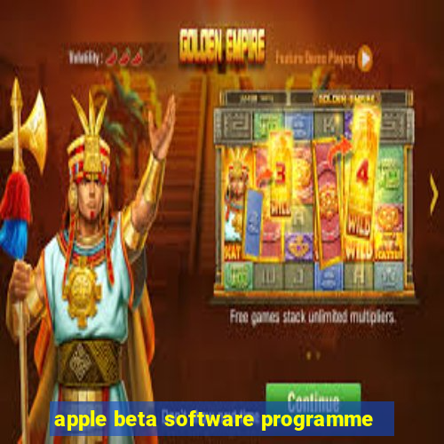 apple beta software programme