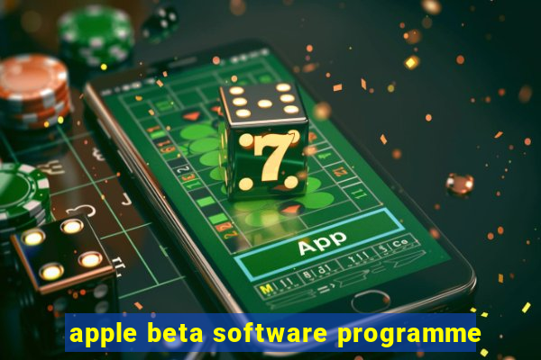 apple beta software programme