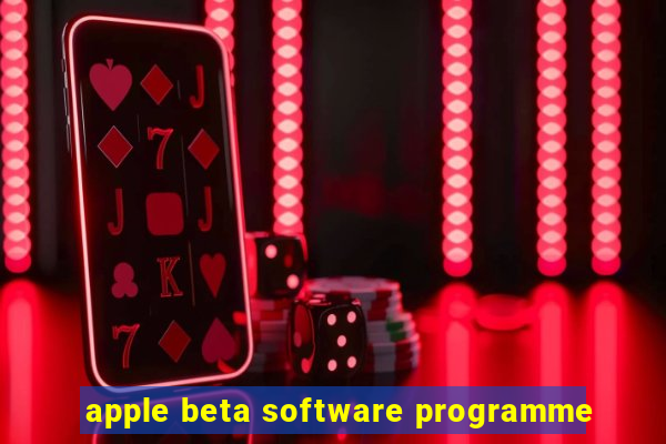 apple beta software programme