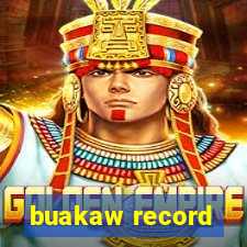 buakaw record