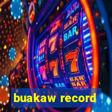 buakaw record