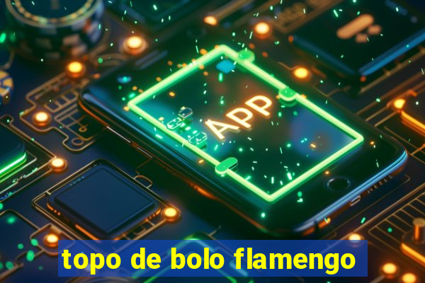 topo de bolo flamengo