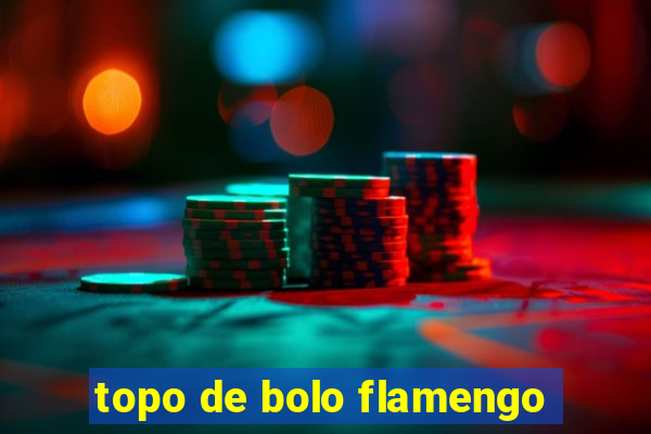 topo de bolo flamengo