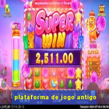 plataforma de jogo antigo