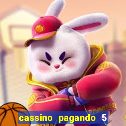 cassino pagando 5 reais no cadastro