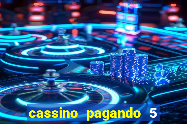 cassino pagando 5 reais no cadastro