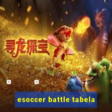 esoccer battle tabela