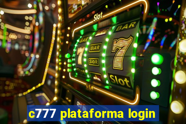 c777 plataforma login