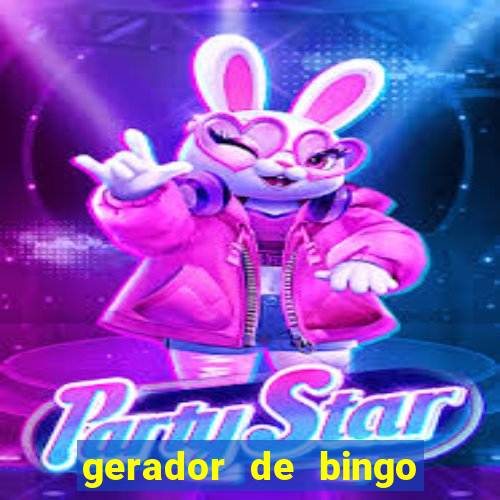 gerador de bingo cha de bebe