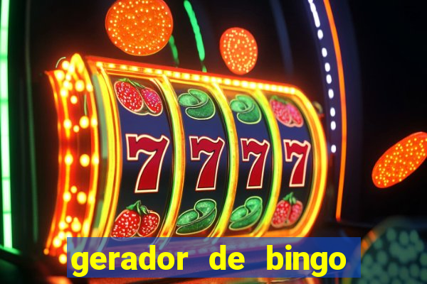 gerador de bingo cha de bebe