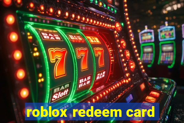 roblox redeem card