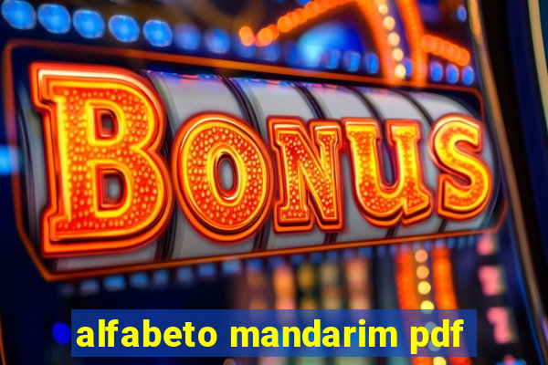 alfabeto mandarim pdf