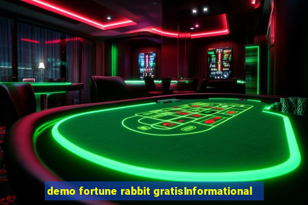 demo fortune rabbit gratisInformational