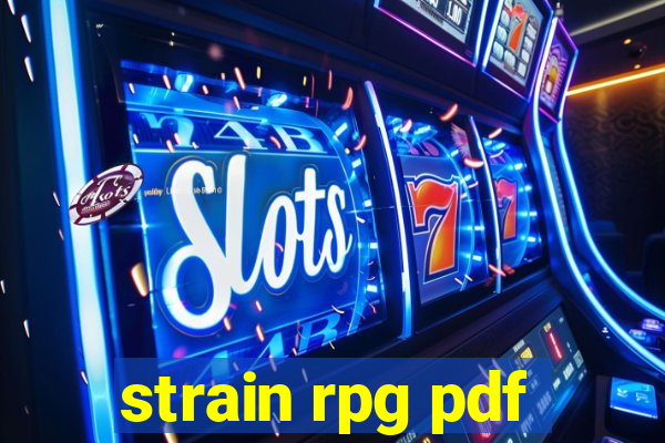 strain rpg pdf